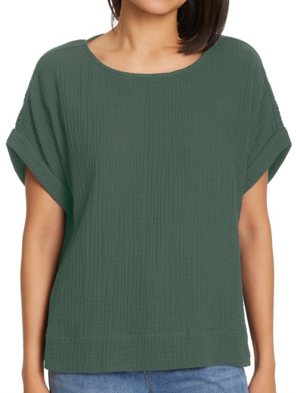 NWT Gloria Vanderbilt Green Top